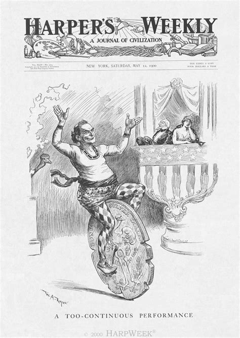 harpweek elections 1900 large cartoons