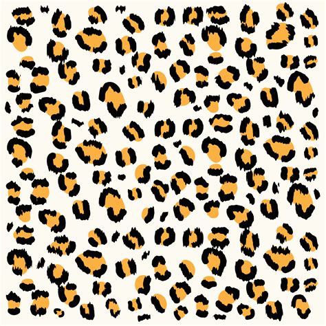 Orange Leopard Pattern Animal Skin Africa Background Fur Texture