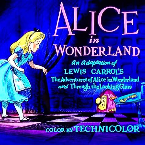Disneys Alice In Wonderland Opening Credits Are So Beautiful