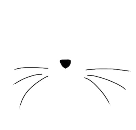 Cat Whiskers Drawing Clip Art Library