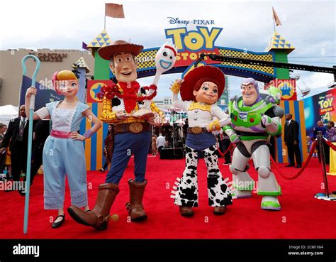 People In Costume As Bo Peep Woody Forky Jessie And Buzz Lightyear