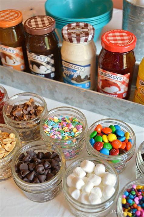Build Your Own Sundae Bar With Smuckers About A Mom Sundae Party
