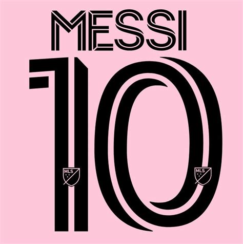 Messi 10 Inter Miami 2023 2025 Home Football Shirt Nameset House Of Namesets