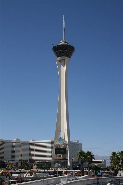 Stratosphere Tower 350 M Las Vegas Usa Arranha Céus Projeto