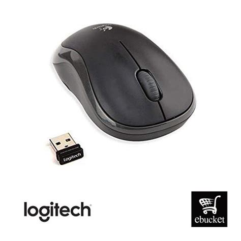 Logitech B175 Wireless Usb Optical Mouse Blackgrey Shopee Malaysia