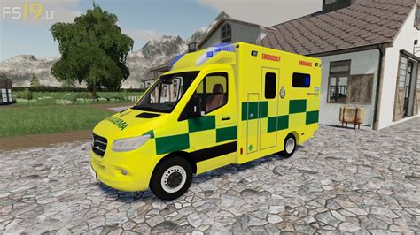 Mercedes Uk Ambulance Fs19 Mods Farming Simulator 19 Mods