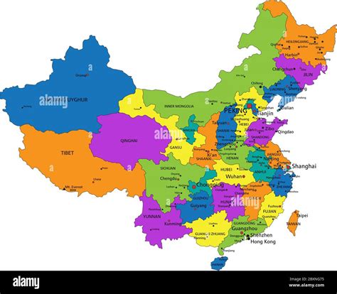China Political Map Fotografías E Imágenes De Alta Resolución Alamy