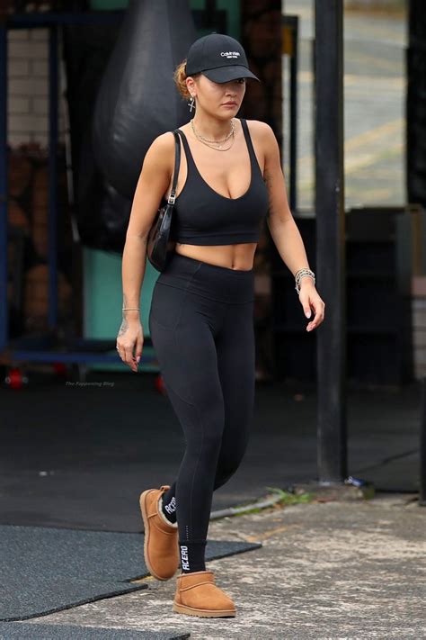 Rita Ora Shows Off Her Toned Figure Leaving A Gym In Sydney