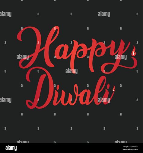 Diwali Typography Stock Vector Images Alamy