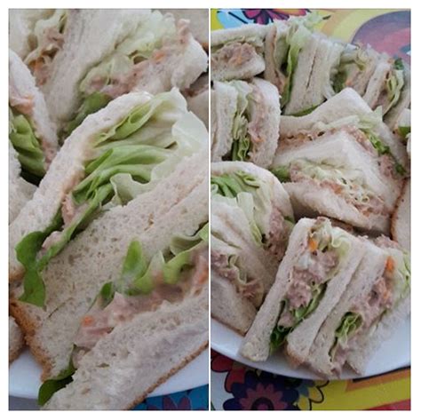Sandwich roti gandum isi tuna. Food, Lifestyle, Education, Parenting, DIY | CaraResepi