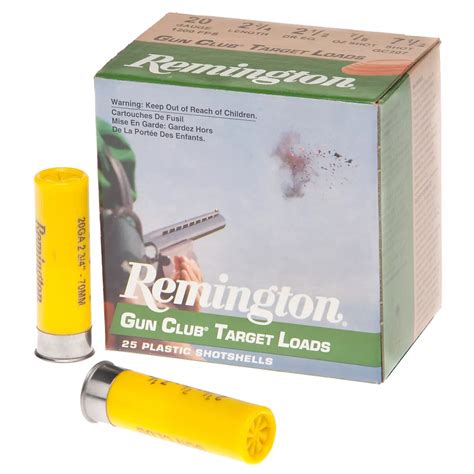 Remington Gun Club Target Loads 20 Gauge Shotshells Academy