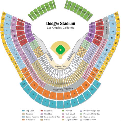 32 Dodger Stadium Seat Map Maps Database Source