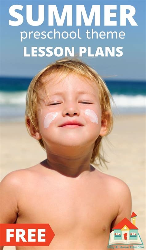 Free Summer Theme Preschool Lesson Plans