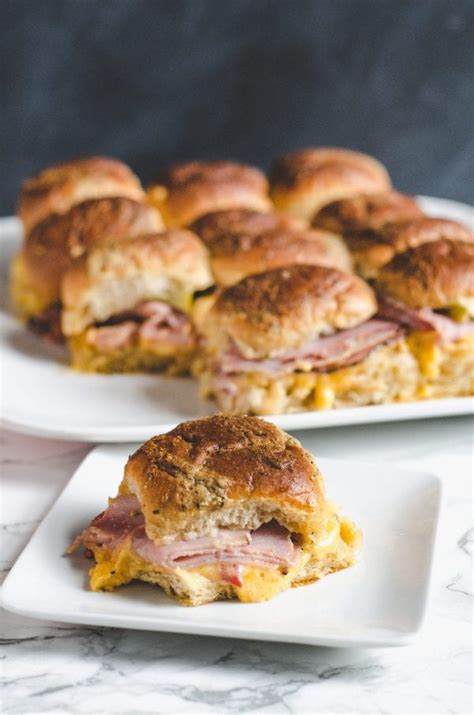 Pimento Cheese And Hot Ham Sliders My Modern Cookery