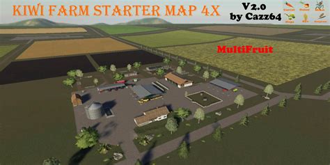 KIWI FARM STARTER MAP 4X MULTI FRUIT V2 0 FS19 Farming Simulator 22