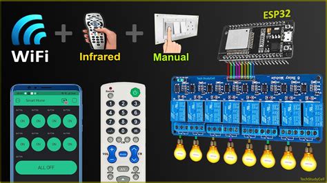 Home Automation System Using Esp32 With Blynk Ir Remote And Manual