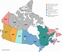Map of Canadian Provincial and Territorial Governments by year of ...