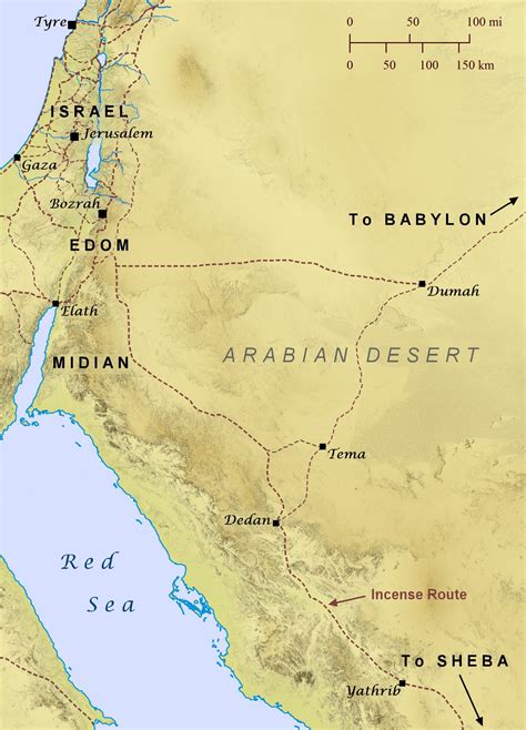 Oases Of The Arabian Desert Bible Mapper Blog