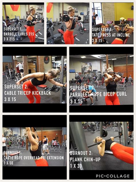 Pin By Odalis Cardoza On Whitney Simmons Workingout Back And Bicep Workout Arm Workout Women
