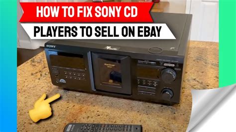 Belt Replacement Sony Cdp Cx455 400 Cd How To Fix And Sell On Ebay For