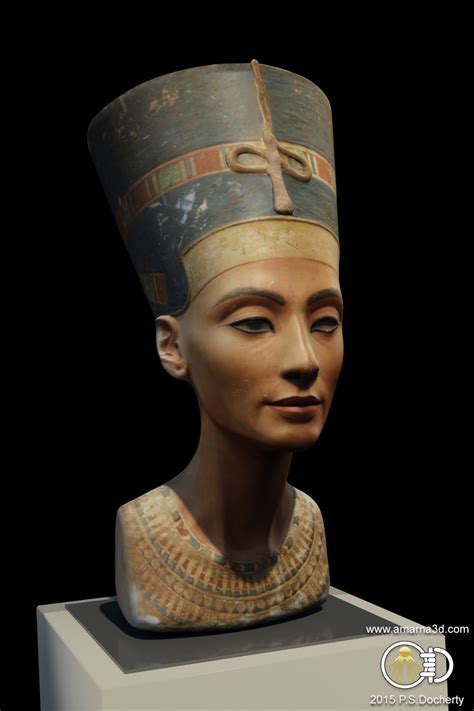 3d Reconstruction Of The Bust Of Queen Nefertiti Amarna3d