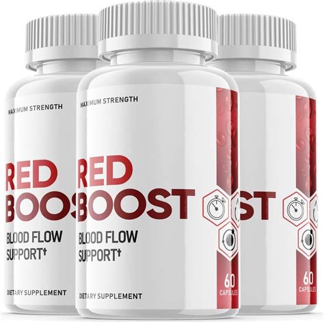 3 Red Boost Blood Sugar Supplement Supports Glucose Metabolism 180