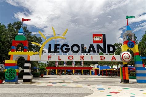 The Main Entrance To Legoland Florida Located In Winter Haven Florida