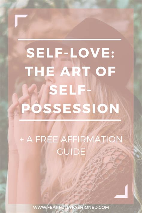 Self Love The Art Of Self Possession — Life Designer University Self