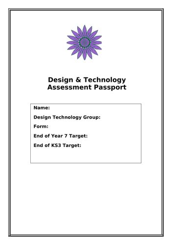 Assessment Grid For Ks3 Design Technology Teaching Resources