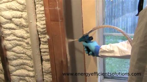 Framing will have to be complete but it is highly recommended to. Closed Cell Spray Foam Insulation - YouTube