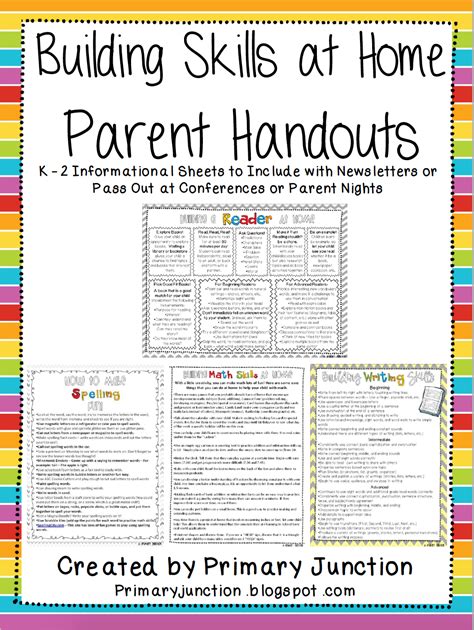 How To Make Spelling Fun Parent Handout Primary Junction