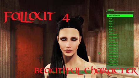 Fallout 4 How To Make A Beautiful Character Youtube