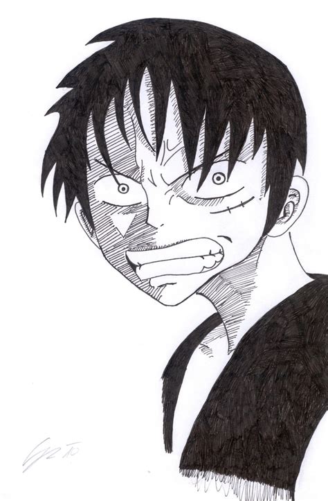 Angry Luffy By Windrider128 On Deviantart