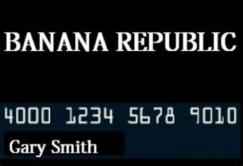 Visa® card has an extremely high apr, which is. Banana Republic Credit Card. Credit Cards are issued by Synchrony Bank. With a Banana Republic ...