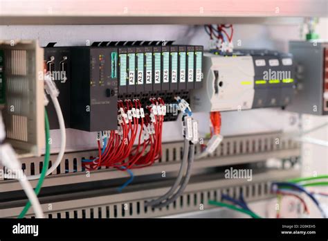 Industrial Plc Based Automation System In A Rack Selective Focus Stock