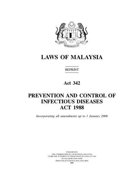 Isolation has a distinctive value in the control of some infectious diseases , e. Act 342
