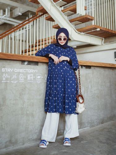 36 outfit hangout hijab kulot