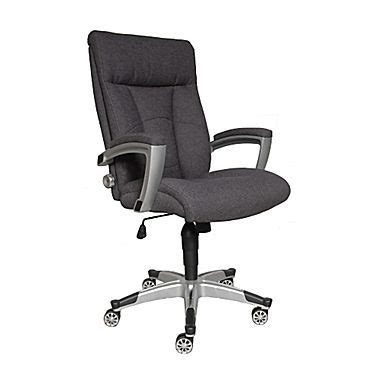 The headrest can be adjusted and this sealy posturepedic droman executive chair is adorned with soft bonded leather on its seat arms and back. Sealy Posturepedic Santana Fabric Executive Chair ...
