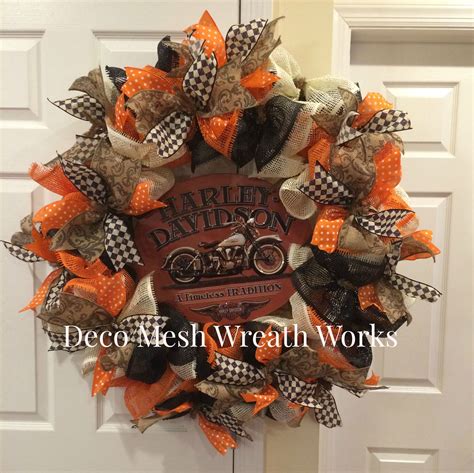 How to install ape hangers on harley davidson street glide the easy method. 36 inch, oversized, Harley Davidson inspired wreath. Made ...