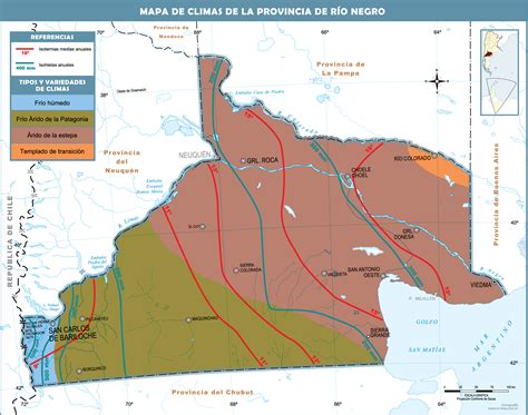 Mapa Clim Tico De La Provincia De Rio Negro Argentina Tama O My Xxx