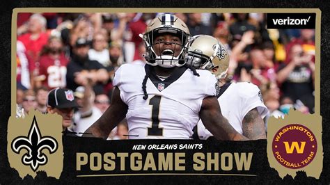 Live Saints Washington Football Team Postgame Show Week 5 2021 Nfl