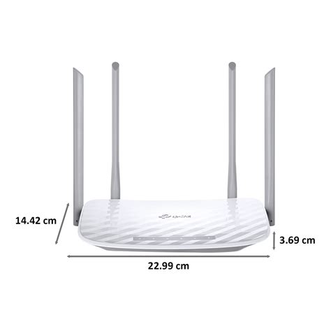 Buy Tp Link Ac1200 Dual Band Wireless Router Archer C50 White Online