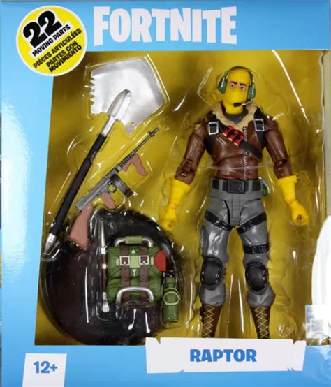 Fortnite ~ Raptor Deluxe 7 Inch Action Figure ~ Mcfarlane Toys 3600