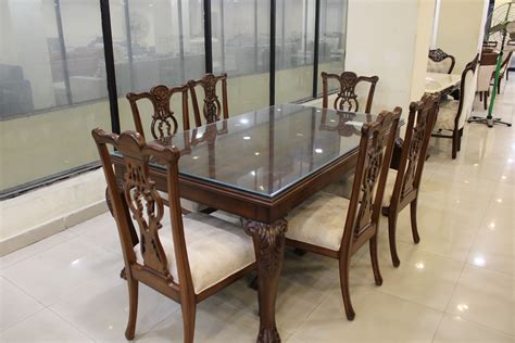 glass top table dining set Canadel downtown