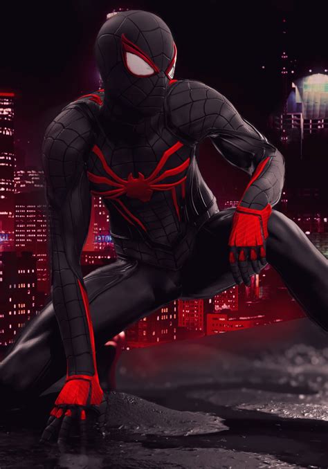 1668x2388 Spider Man Red And Black Suit Art 1668x2388 Resolution