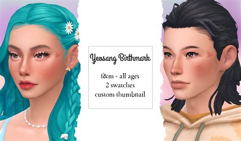 Yeosang Birthmark The Sims 4 Create A Sim Curseforge