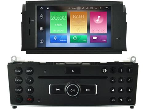 Android Car Audio Dvd Player For Mercedes Benz C Class W