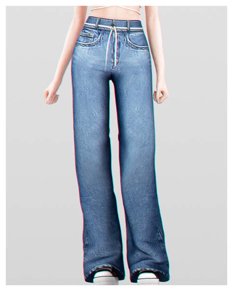 Long Baggy Jeans Pants The Sims 4 Create A Sim Curseforge