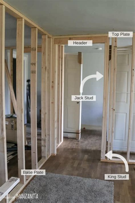 Framing A Door Part 2 In How To Build A Wall Series Making Manzanita