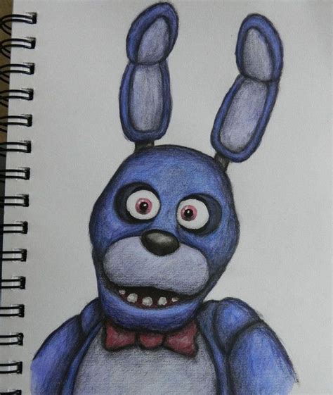 My Mom Draw This Picture Of Bonnie The Bunny By Fnaf Fnaf Drawings